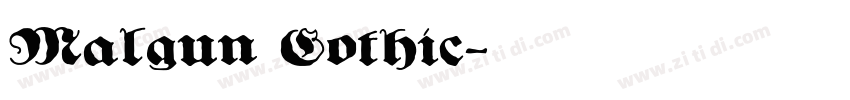Malgun Gothic字体转换